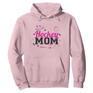 Proud Hockey Mom Hoodie Ice Hockey Supporter Gift TS12 Light Pink Print Your Wear