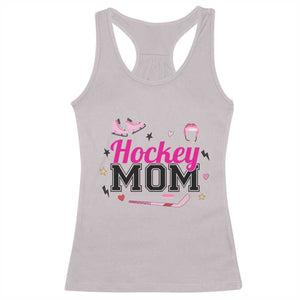Proud Hockey Mom Racerback Tank Top Ice Hockey Supporter Gift TS12 Ice Gray Print Your Wear