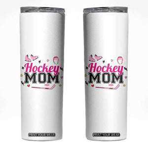 Proud Hockey Mom Skinny Tumbler Ice Hockey Supporter Gift TS12 White Print Your Wear