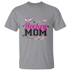 Proud Hockey Mom T Shirt Ice Hockey Supporter Gift TS12 Sport Gray Print Your Wear