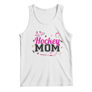Proud Hockey Mom Tank Top Ice Hockey Supporter Gift TS12 White Print Your Wear