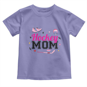 Proud Hockey Mom Toddler T Shirt Ice Hockey Supporter Gift TS12 Violet Print Your Wear