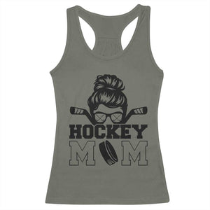 Funny Hockey Mom Quote Racerback Tank Top Gift For Hockey Lovers TS12 Military Green Print Your Wear