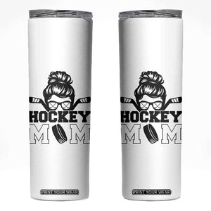 Funny Hockey Mom Quote Skinny Tumbler Gift For Hockey Lovers TS12 White Print Your Wear
