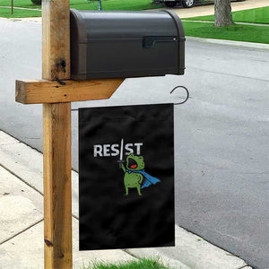 Resist Frog Warrior Garden Flag Funny Rebel Meme Gift TS12 Print Your Wear