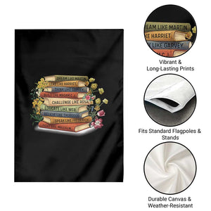 Black History Leaders Book Garden Flag African American Teachers TS12 Print Your Wear