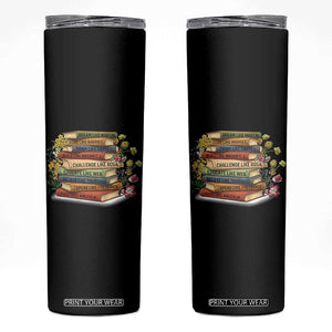 Black History Leaders Book Skinny Tumbler African American Teachers TS12 Black Print Your Wear