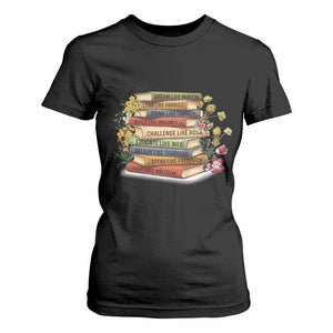 Black History Leaders Book T Shirt For Women African American Teachers TS12 Black Print Your Wear