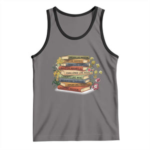 Black History Leaders Book Tank Top African American Teachers TS12 Deep Heather Black Print Your Wear