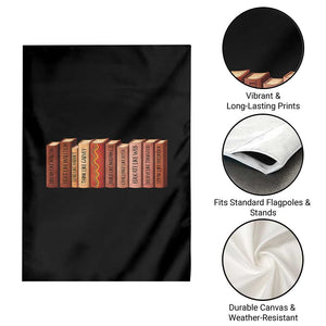 African American Teachers Gift Garden Flag Black History Leaders Book TS12 Print Your Wear