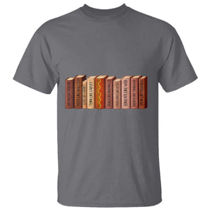 African American Teachers Gift T Shirt Black History Leaders Book TS12 Charcoal Print Your Wear