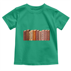 African American Teachers Gift Toddler T Shirt Black History Leaders Book TS12 Irish Green Print Your Wear