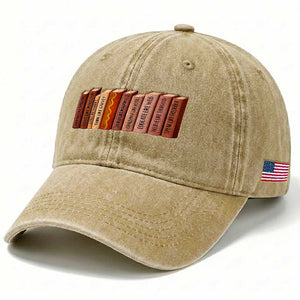 African American Teachers Gift Washed Cotton Baseball Cap Black History Leaders Book TS12 Print Your Wear