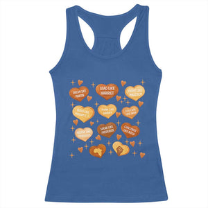 Black History Leaders Racerback Tank Top African American Teachers Pride TS12 Royal Blue Print Your Wear