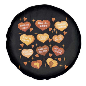 Black History Leaders Spare Tire Cover African American Teachers Pride TS12 Print Your Wear