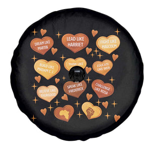 Black History Leaders Spare Tire Cover African American Teachers Pride TS12 Print Your Wear