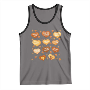 Black History Leaders Tank Top African American Teachers Pride TS12 Deep Heather Black Print Your Wear