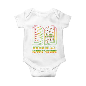 Black History Leaders Book Baby Onesie African American History For Teachers TS12 White Print Your Wear