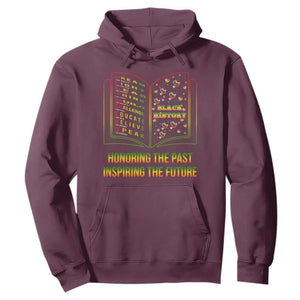 Black History Leaders Book Hoodie African American History For Teachers TS12 Maroon Print Your Wear
