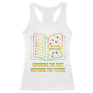 Black History Leaders Book Racerback Tank Top African American History For Teachers TS12 White Print Your Wear