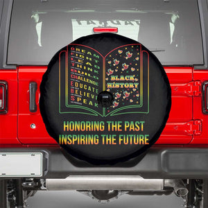 Black History Leaders Book Spare Tire Cover African American History For Teachers TS12 Black Print Your Wear