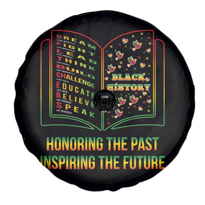 Black History Leaders Book Spare Tire Cover African American History For Teachers TS12 Print Your Wear