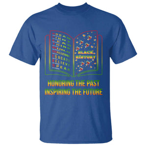 Black History Leaders Book T Shirt African American History For Teachers TS12 Royal Blue Print Your Wear