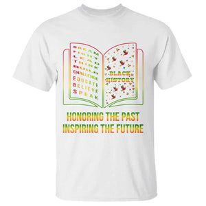 Black History Leaders Book T Shirt African American History For Teachers TS12 White Print Your Wear