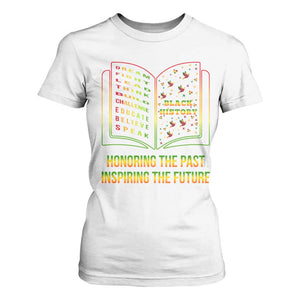 Black History Leaders Book T Shirt For Women African American History For Teachers TS12 White Print Your Wear