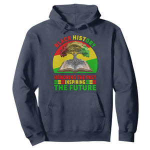 Black History Honoring The Past Inspiring The Future Hoodie African American Pride TS12 Navy Print Your Wear