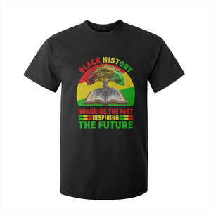 Black History Honoring The Past Inspiring The Future T Shirt For Kid African American Pride TS12 Black Print Your Wear