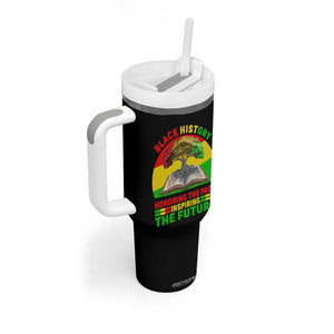 Black History Honoring The Past Inspiring The Future Tumbler With Handle African American Pride TS12 Print Your Wear
