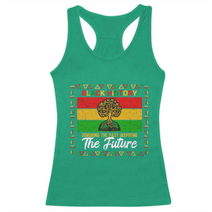 Black History Month Racerback Tank Top Honoring The Past Inspiring The Future TS12 Irish Green Print Your Wear