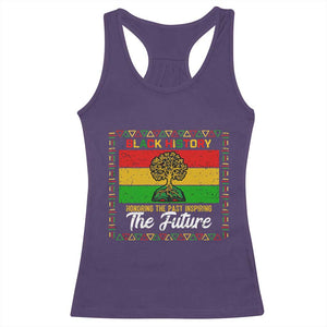 Black History Month Racerback Tank Top Honoring The Past Inspiring The Future TS12 Purple Print Your Wear