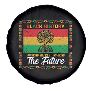 Black History Month Spare Tire Cover Honoring The Past Inspiring The Future TS12 Print Your Wear