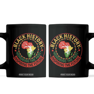 Inspiring The Future Honoring The Past Coffee Mug African American Heritage TS12 Black Print Your Wear