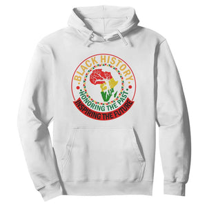 Inspiring The Future Honoring The Past Hoodie African American Heritage TS12 White Print Your Wear