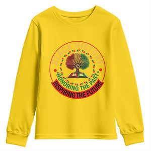 Black History Month Quote Youth Sweatshirt Honoring The Past Inspiring The Future Gift TS12 Daisy Print Your Wear