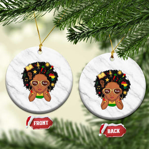 My Roots Black History Culture Pride Ceramic Ornament African American Heritage TS12 1pc White Marble Print Your Wear