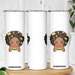 My Roots Black History Culture Pride Skinny Tumbler African American Heritage TS12 Print Your Wear