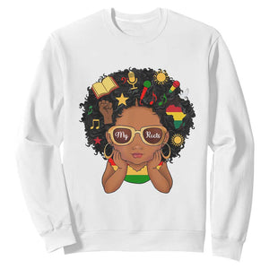 My Roots Black History Culture Pride Sweatshirt African American Heritage TS12 White Print Your Wear