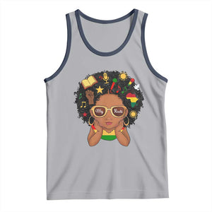 My Roots Black History Culture Pride Tank Top African American Heritage TS12 Athletic Heather Navy Print Your Wear