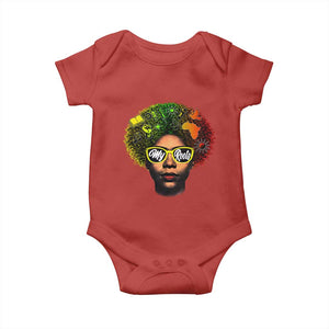Black History Month Baby Onesie My Roots African American Pride Gift TS12 Red Print Your Wear