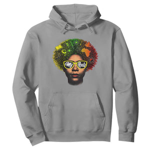 Black History Month Hoodie My Roots African American Pride Gift TS12 Sport Gray Print Your Wear