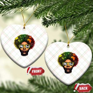 Black History Month Ceramic Ornament My Roots African American Pride Gift TS12 Print Your Wear