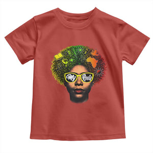 Black History Month Toddler T Shirt My Roots African American Pride Gift TS12 Red Print Your Wear