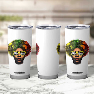 Black History Month Tumbler Cup My Roots African American Pride Gift TS12 Print Your Wear