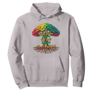 Black History Month Quote Hoodie Inspiring The Future Honoring The Past TS12 Ice Gray Print Your Wear