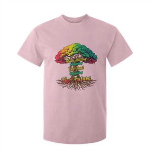 Black History Month Quote T Shirt For Kid Inspiring The Future Honoring The Past TS12 Light Pink Print Your Wear