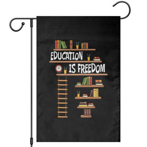 Education Is Freedom Garden Flag African American History Africa Map Books TS12 Black Print Your Wear
